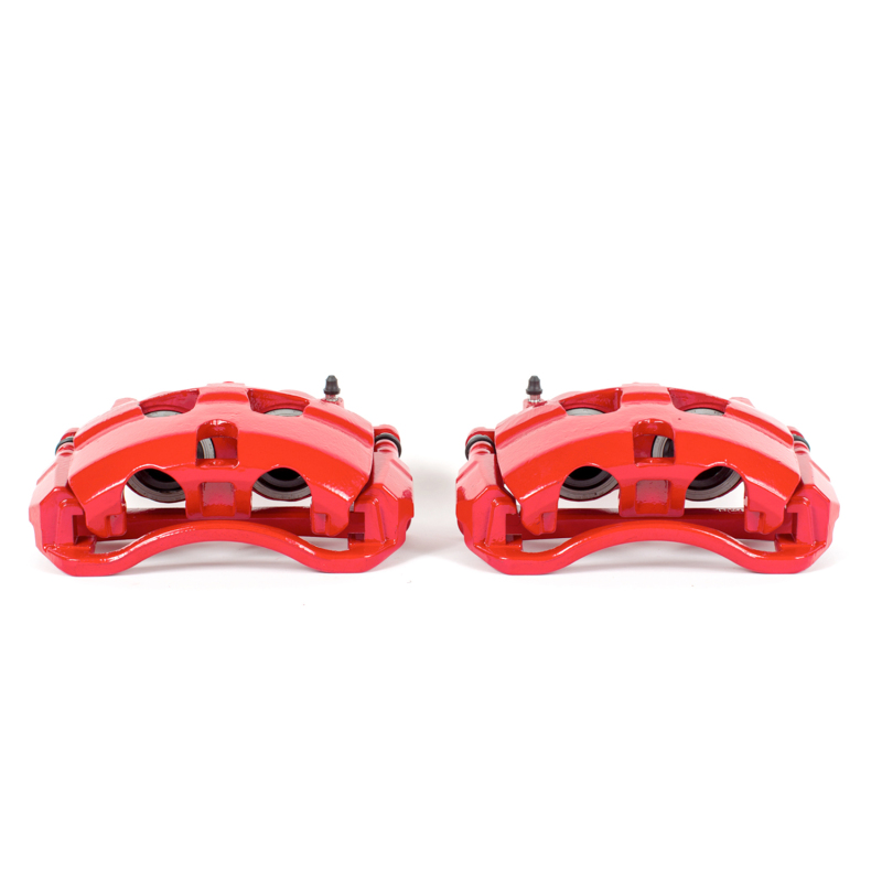 Power Stop 08-14 Ford E-150 Front Red Calipers w/Brackets - Pair thumbnail 2