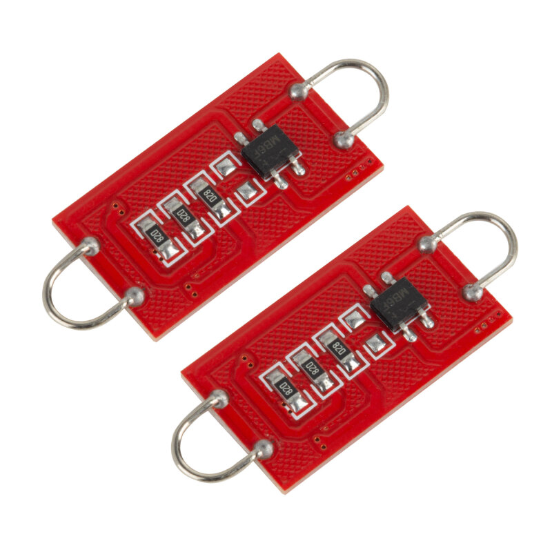 Oracle 44MM 6 LED 3 Chip - Loop Festoon Bulbs (Pair) - Red