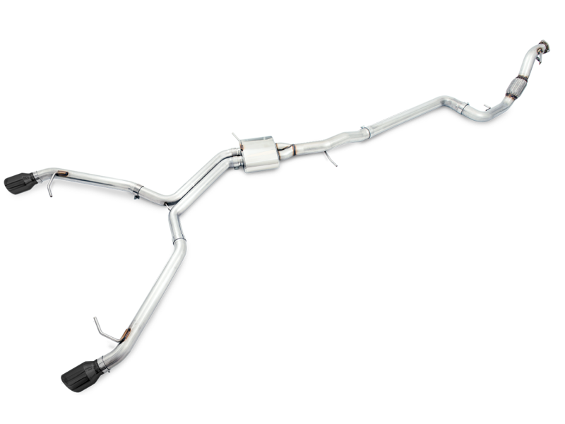 AWE Tuning Audi B9 A4 Track Edition Exhaust Dual Outlet - Diamond Black Tips (Includes DP) thumbnail 6