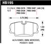 HAWK HPS Brake Pad Sets