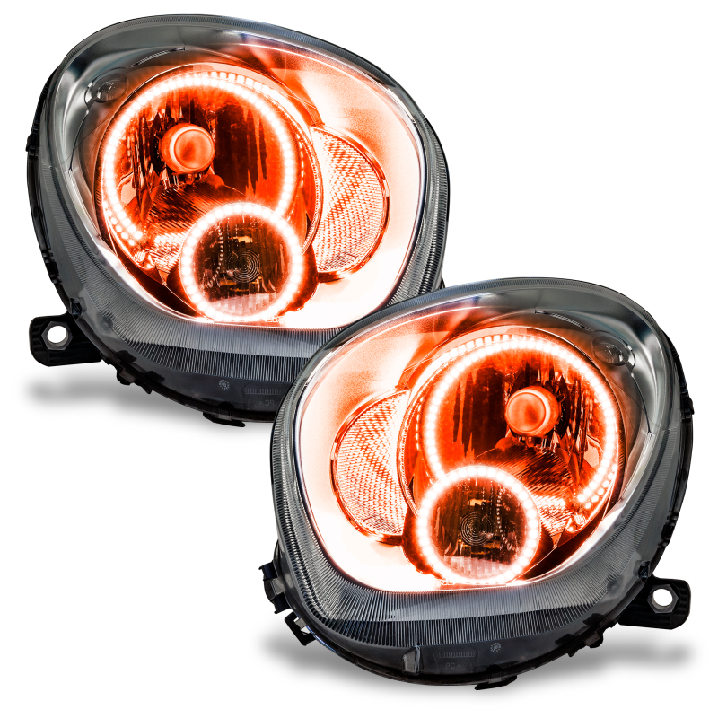 Oracle 11-15 Mini Cooper Countryman LED Headlight Halo Kit - Amber