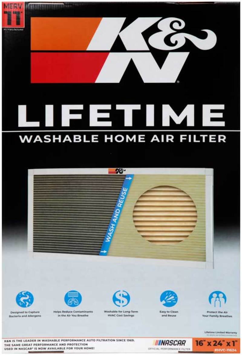 K&N HVAC Filter - 16 x 24 x 1 thumbnail 3