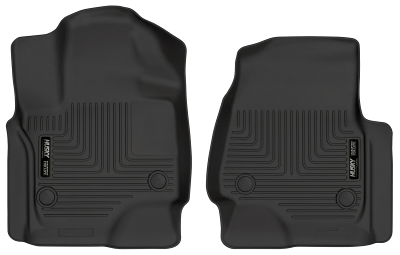 Husky Liners 18-22 Ford Expedition WeatherBeater Black Front Floor Liners thumbnail 5