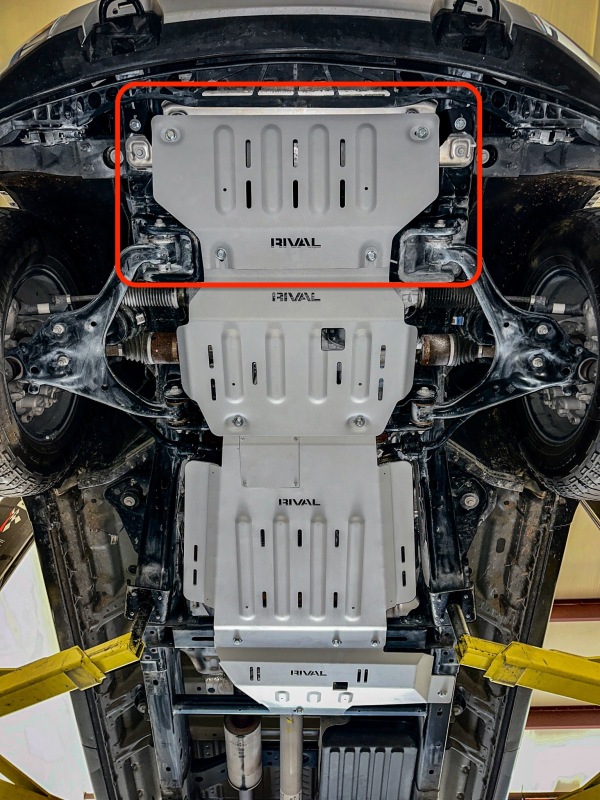 RIVAL 15-26 Ford F-150 EcoBoost/V8 21-26 Ford F-150 PowerBoost Aluminum Radiator Skid Plate