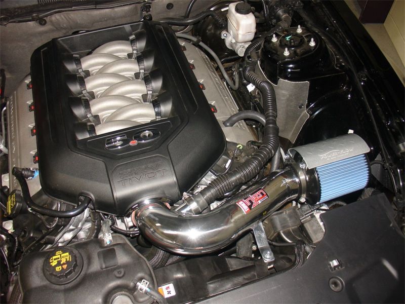 Injen 11 Ford Mustang GT V8 5.0L Power-Flow Polished Short Ram Air Intake w/ MR Tech & Heat Shield thumbnail 7