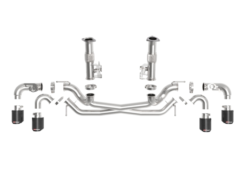 aFe MACH Force-Xp 304 Stainless Steel Cat-Back Exhaust Carbon 2020 Chevrolet Corvette C8 thumbnail 4