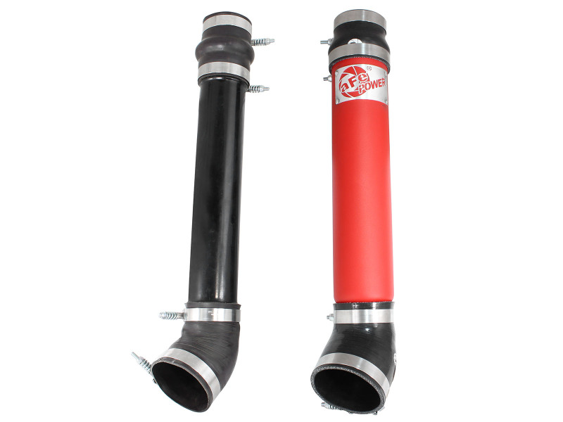 BladeRunner 3-1/2 IN Aluminum Cold Charge Pipe Red