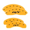 MGP 4 Caliper Covers Engraved Front & Rear RT Yellow finish black ch thumbnail 8