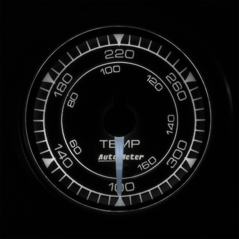 Autometer Chrono 2-1/16in 140-380 Degree Digital Stepper Motor Temperature Gauge thumbnail 8
