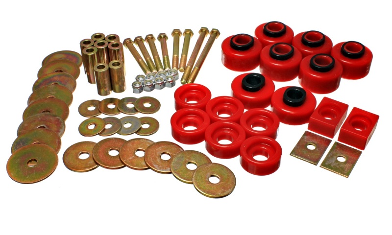 Energy Suspension Body Mount 2/4 Wd Super Crew - Red thumbnail 5
