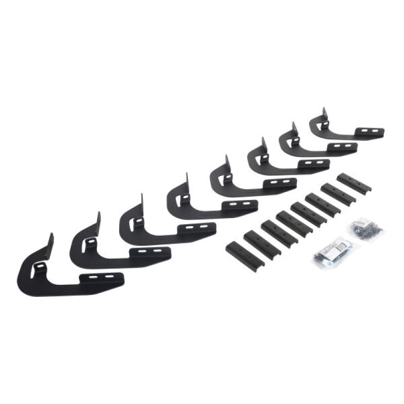 Go Rhino 14-18 GMC Sierra 1500 CC 4DR RB10 Slim Running Boards Kit (Incl. Brackets) - Bedliner Coat (1x gor6940476, 1x gor630087ST) thumbnail 2