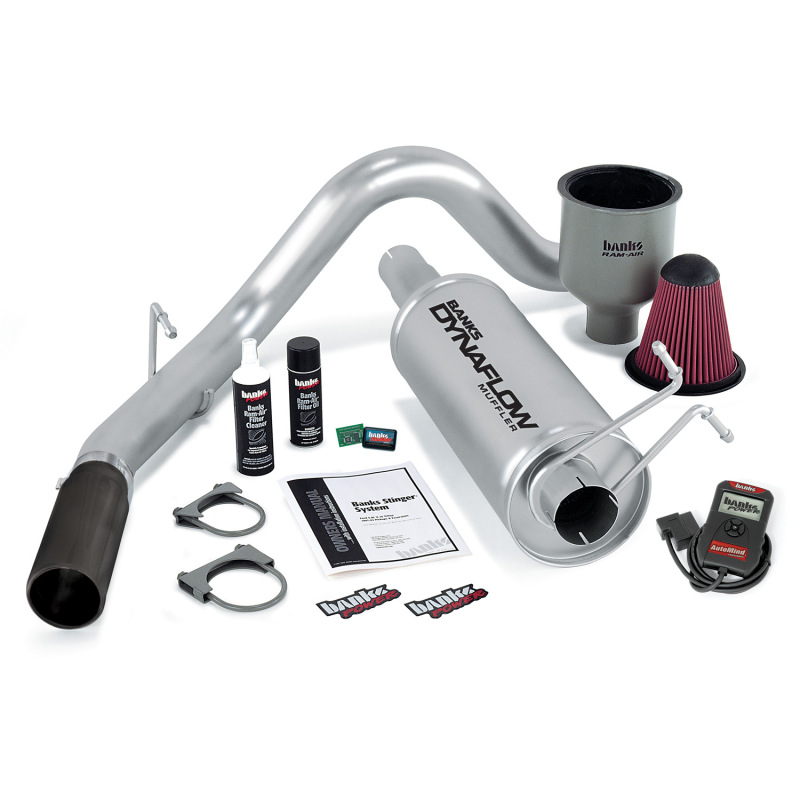 Banks Power 99-04 Ford 6.8L Excursion Stinger System w/ AutoMind - SS Single Exhaust w/ Black Tip thumbnail 3
