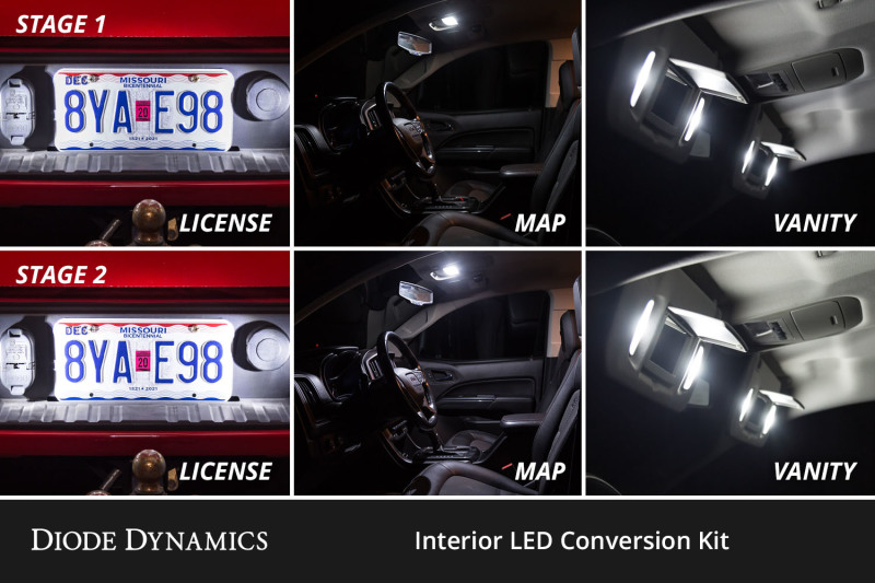 Diode Dynamics 17-20 d F-150 Raptor Interior LED Kit Cool White Stage 2 thumbnail 4