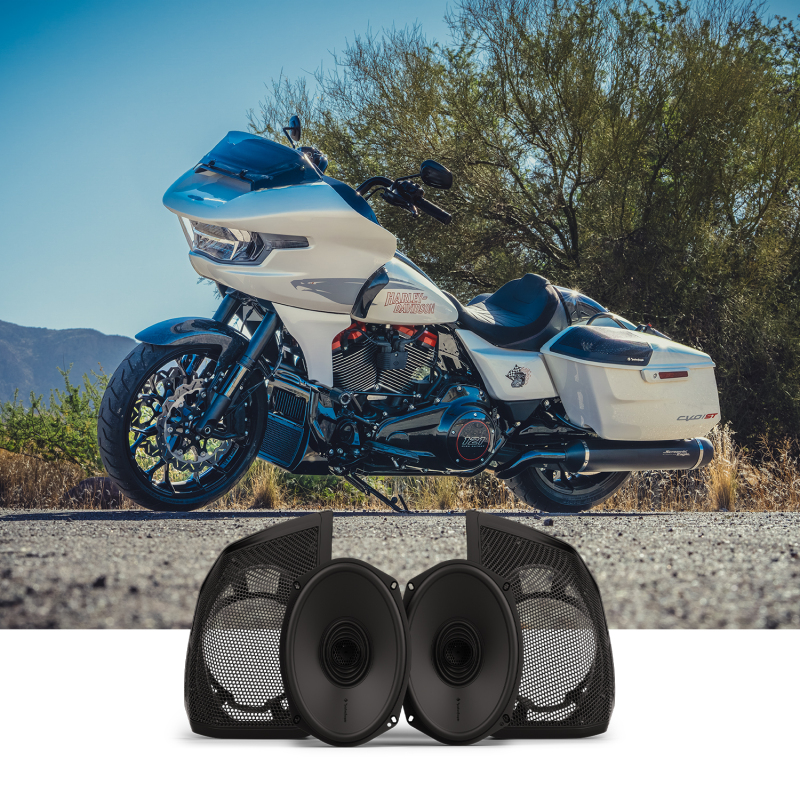 Rockford Fosgate 24+ Harley-Davidson TMS Cut-In Baglid Speaker Kit