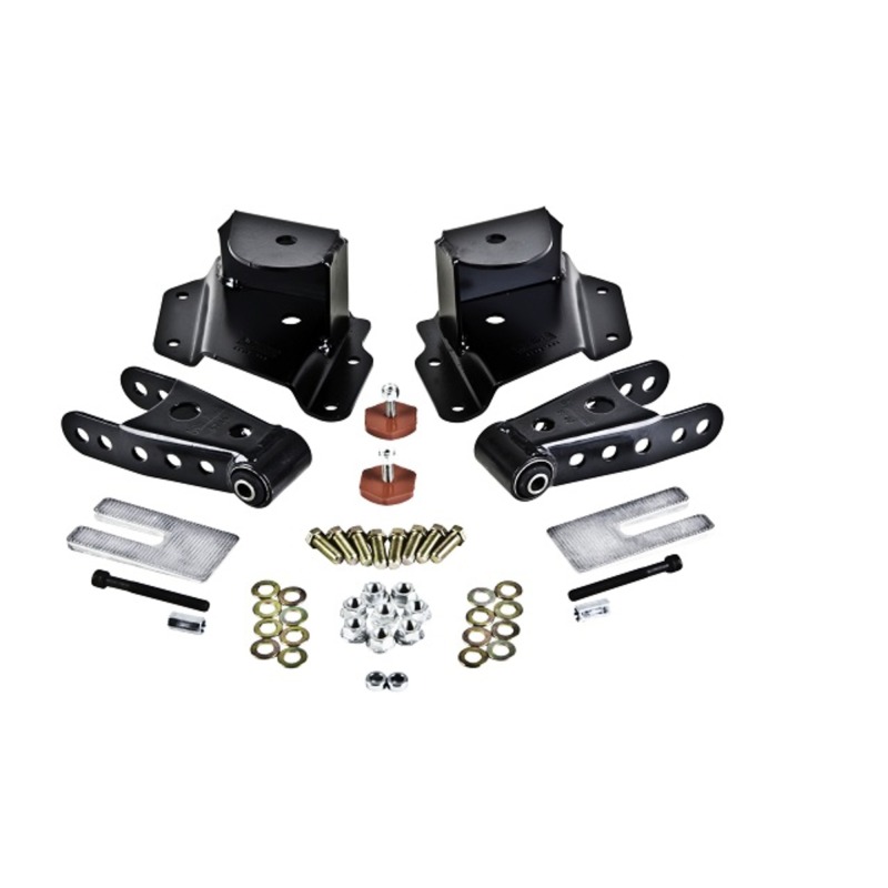 Belltech Rear Shackle Kits 6511 Shackles and Hangers, 3 in. Drop, 2.5 in. Wide Spring, Chevy, GMC, Pickup, Kit thumbnail 2