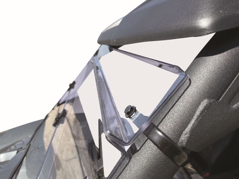 Quadboss Powersports Windshields 375786 Windshields, QB WINDBREAK FOLDING SHIELD, Clear thumbnail 8