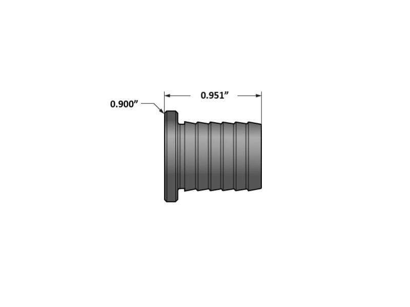 Fleece Performance Universal 5/8in Billet Aluminum Block Off Plug