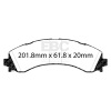 EBC 2019+ Ram 3500 6.4L Extra Duty Rear Brake Pads thumbnail 8