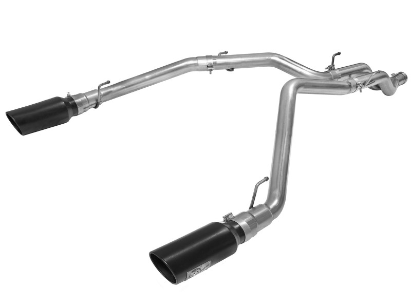 aFe MACH Force XP DPF-Back Exhaust 3in SS w/ 5in Black Tips 2014 Dodge Ram 1500 V6 3.0L EcoDiesel thumbnail 2