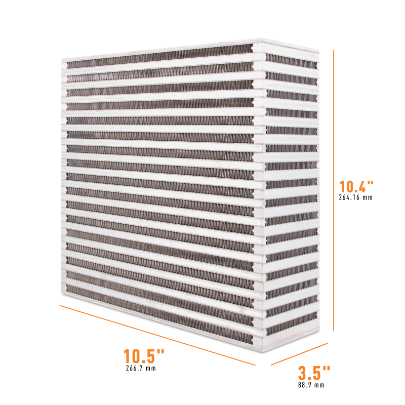Mishimoto Universal Air-to-Air Intercooler Core - 10.5in / 10.4in / 3.5in thumbnail 2