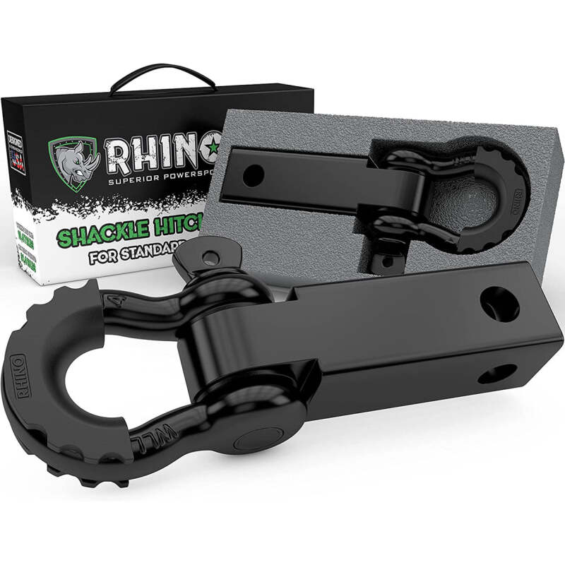 Rhino USA Shackle Hitch Receiver W/ D-Ring (Black)
Tow Hook