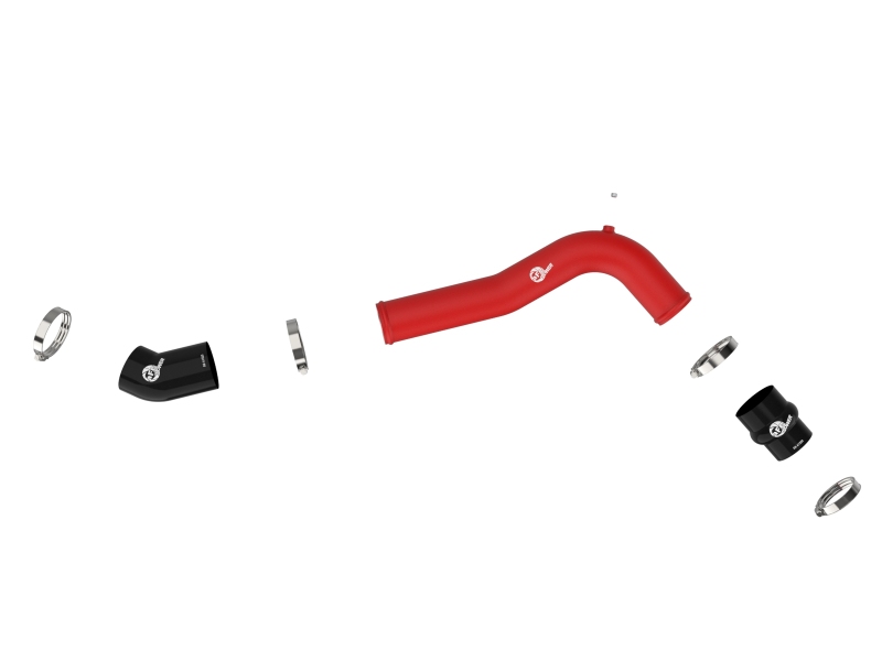 BladeRunner 2-3/4 IN Aluminum Cold Charge Pipe Red