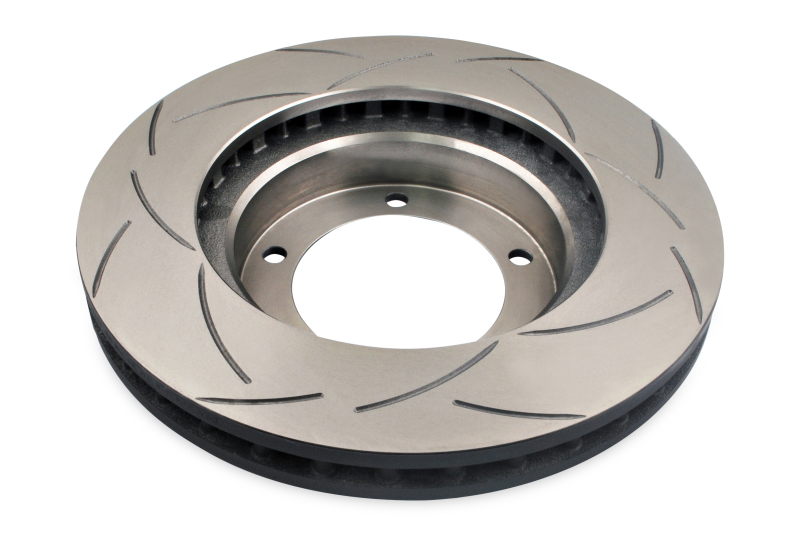 DBA Street Series T2 Disc Brake Rotors DBA790S Rotor, T2, Vented, Slotted Surface, Iron, Black Painted, Toyota, Front, Each thumbnail 4