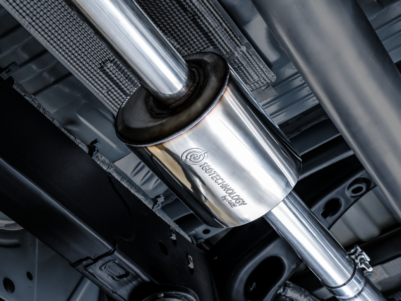 AWE Tuning 4th Gen GM 1500 5.3L 0FG Cat-Back Dual Side Exit (Flat Bumper) - Chrome Tips thumbnail 6