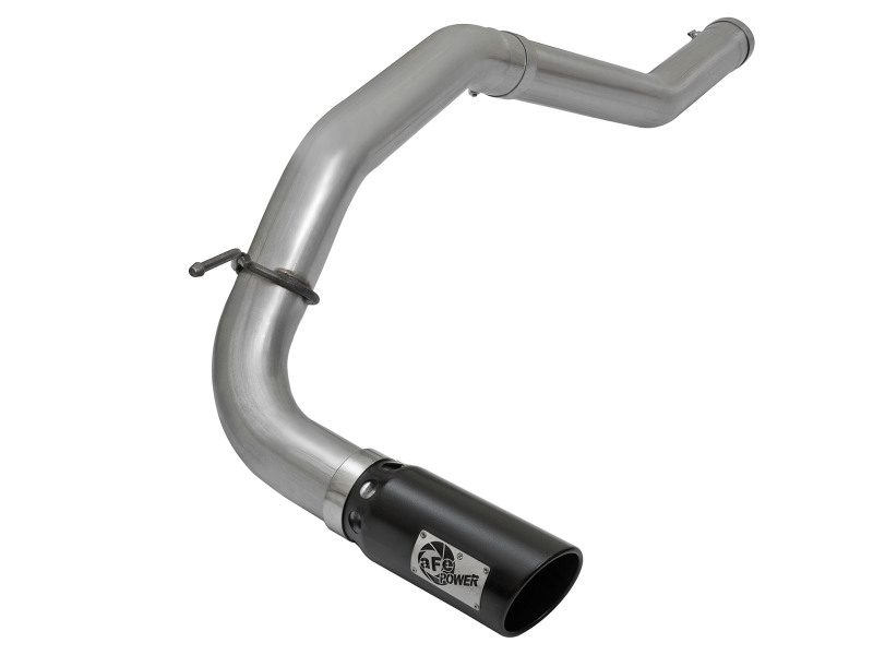 aFe LARGE Bore HD DPF-Back SS Exhaust w/ Black Tip 2016 Nissan Titan XD V8-5.0L (td) thumbnail 2