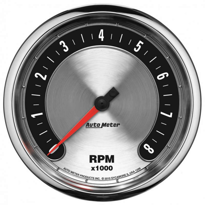 Autometer American Muscle 5in. 0-8K RPM In-Dash Tachometer Gauge thumbnail 5