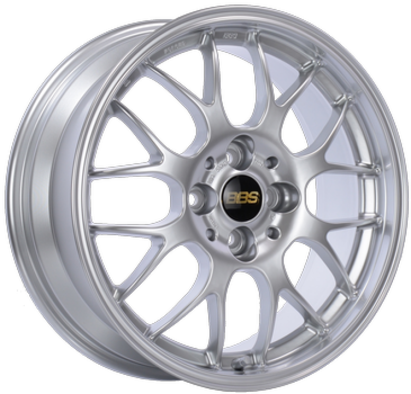 BBS RG-R 18x9.5 5x120 ET33 Diamond Silver Wheel - 82mm PFS Required