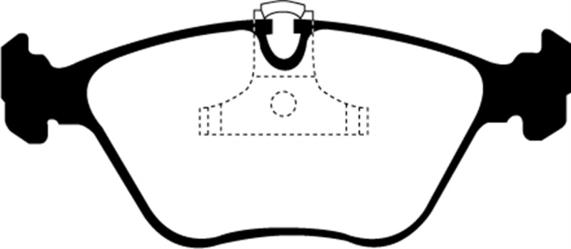 EBC 01-03 BMW 525i 2.5 (E39) Redstuff Front Brake Pads thumbnail 7