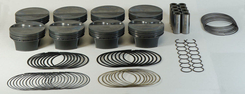 Mahle MS Piston Set GM LS 404ci 4.010in Bore 4in Stroke 6.125in Rod .927 Pin -12cc 10.5 CR Set of 8 thumbnail 3