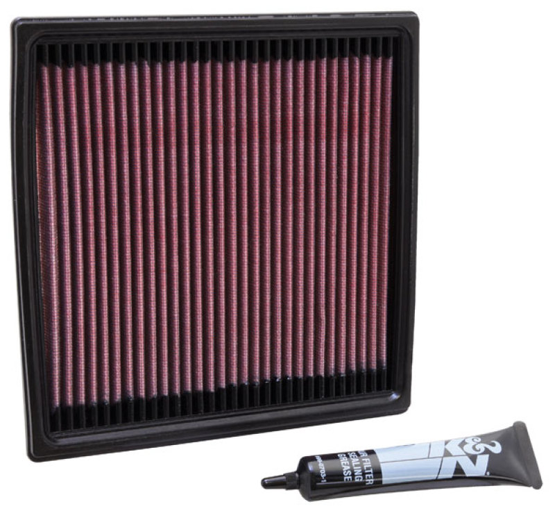 K&N 8.5in O/S Length x 8.375in O/S Width x .75in H Ducati Replacement Air Filter thumbnail 2