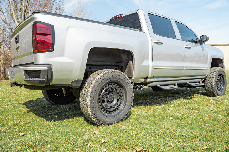 Corsa 14-16 Chevy Silverado 3.0in Catback Front Axle Exit Exhaust w/ Twin 4.0in Polished Pro Tips thumbnail 3