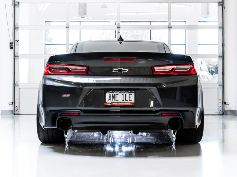 AWE Tuning 16-19 Chevrolet Camaro SS Axle-Back Exhaust - Touring Edition (Diamond Black Tips) thumbnail 9