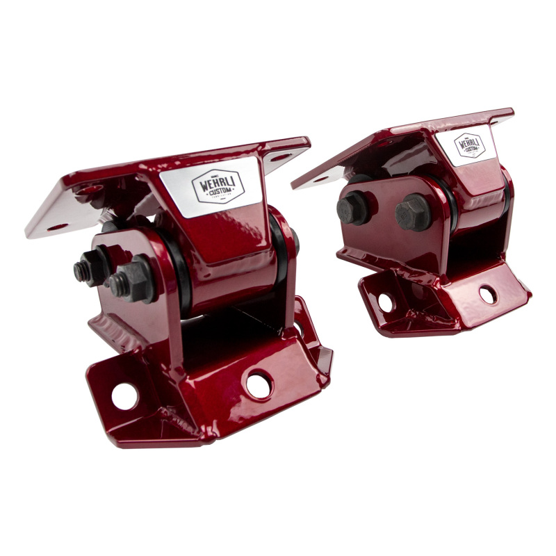 Wehrli 11-16 GM Duramax LML Heavy Duty Engine Mount - WCFab Red thumbnail 3