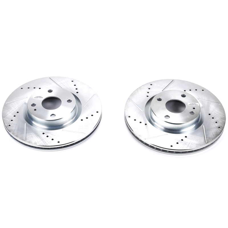 Power Stop 17-19 Fiat 124 Spider Front Evolution Drilled & Slotted Rotors - Pair thumbnail 2