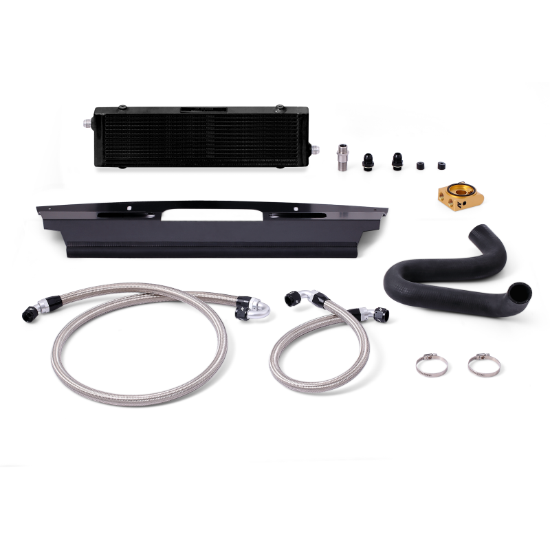 Mishimoto 2015+ Ford Mustang GT Thermostatic Oil Cooler Kit - Black thumbnail 6