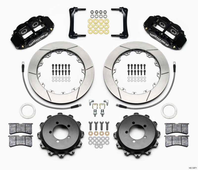 Wilwood Narrow Superlite 4R Rear Kit 12.88in 2012-Up Toyota / Scion FRS w/Lines