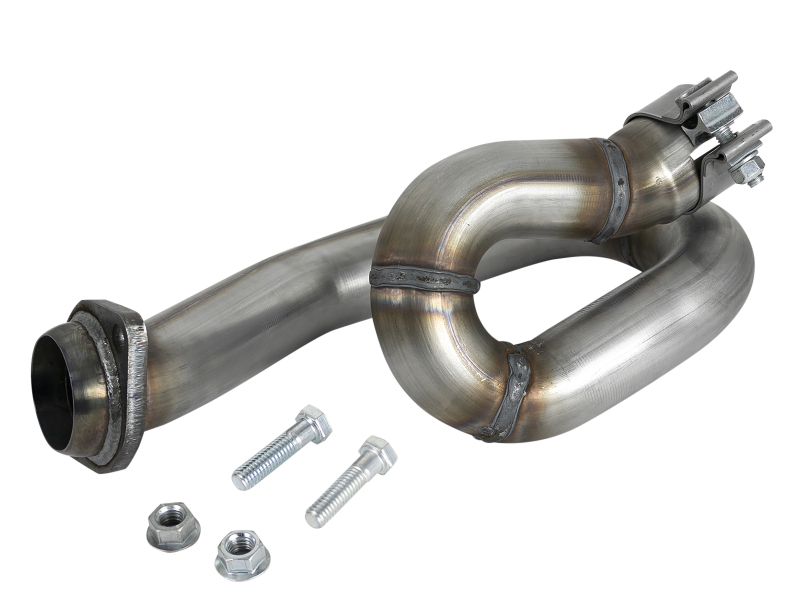 aFe POWER Twisted Steel Loop Relocation Pipe 2018 Jeep Wrangler (JL) V6-3.6L thumbnail 2