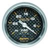 Autometer 2-1/16in Vacuum Gauge Carbon Fiber Mechanical 30Hg thumbnail 8