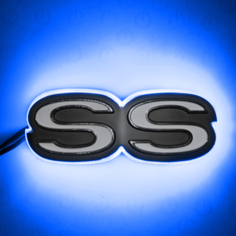 Oracle Chevrolet Camaro SS Illuminated Emblem - Blue thumbnail 2