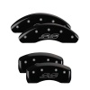 MGP 4 Caliper Covers Engraved Front & Rear Impala style/SS Black finish silver ch thumbnail 8