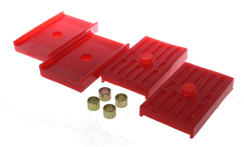 Energy Suspension Leaf Spring Isolators - Red thumbnail 5