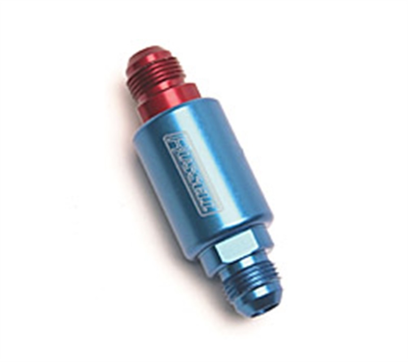 Russell Performance Red/Blue Anodized (3-1/4in Length 1-1/4in dia. -8 male inlet/outlet) thumbnail 7