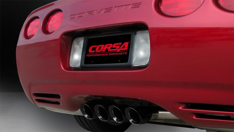 Corsa 1997-2004 Chevrolet Corvette C5 Z06 5.7L V8 Black Sport Axle-Back Exhaust thumbnail 8