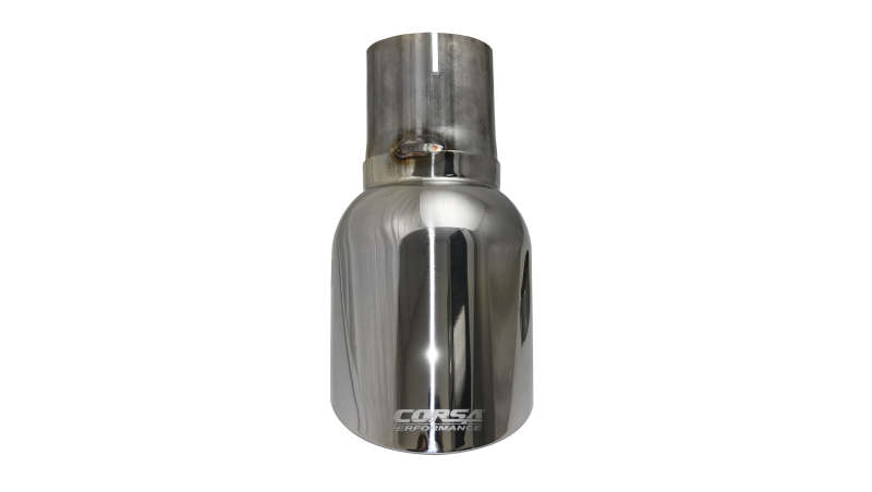 Corsa Single Universal 2.75in Inlet / 4.5in Outlet Polished Pro-Series Tip Kit thumbnail 7