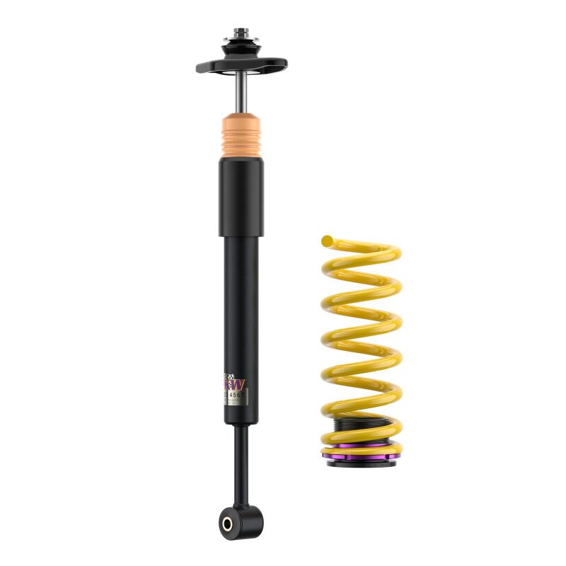 KW Variant 1 Coilover Kits for 2011-2023 CHALLENGER - 10227018 Kits, 1, 1.2 2.6 in. Lowered Front, 1.8 3.3 in. Lowered Rear, Natural/Yellow Shocks, Yellow Powdercoated Springs, Dodge, Kit thumbnail 7