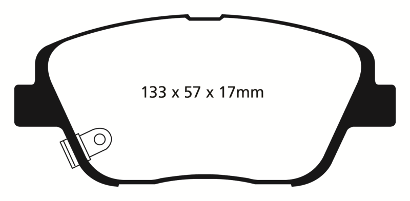EBC S13 Brake Pad and Rotor Kit (1x ebcRK7383, 1x ebcDP41864R) thumbnail 5